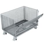Closed Foot Folding Wire Container