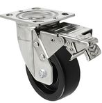 NSF stainless steel total lock casters